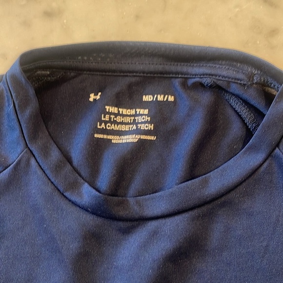 Navy under armor tech tee - Picture 3 of 3